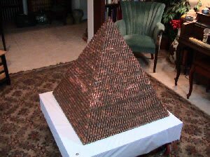 Pyramid Of Pennies
